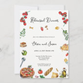 リハエレガントイタリアンーサルディナー招待状 招待状 (正面)