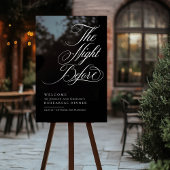 リハエレガントサル前の夜の歓迎 アクリルサイン