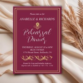 リハエレガントビクトリアンーサルディナー 招待状