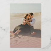 リハエレガントーサルディナーバラ金ゴールド書道 箔招待状 (裏面)