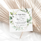 リハエレガントーサルディナー前の幾何学夜 招待状