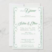 リハエレガントーサルディナー招待状 – グリーンバラF 招待状 (正面)
