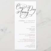 リハエレガントーサルディナー メニュー (正面)