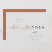 リハエレガントーサルディナー 招待状 (正面/裏面)