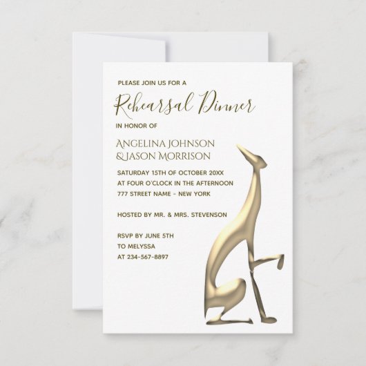 リハエレガントーサルディナー 招待状 (正面)