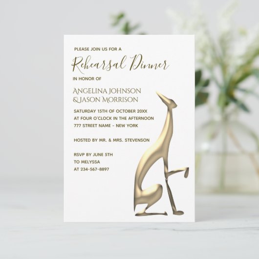 リハエレガントーサルディナー 招待状 (スタンド正面)