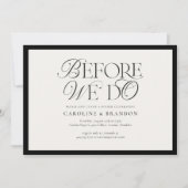 リハエレガントーサル前の台本 招待状 (正面)