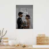 リハエレガントーサル前の夜の写真 ポスター (キッチン)