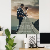 リハエレガントーサル前の夜の写真 ポスター (ホームオフィス)