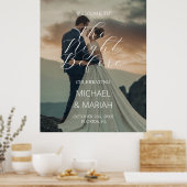 リハエレガントーサル前の夜の写真 ポスター (キッチン)