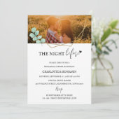 リハカスタムーサル前の夜の写真 招待状 (スタンド正面)