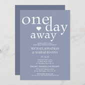 リハシンプルーエレガントサル前の夜 招待状 (正面/裏面)