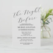 リハシンプルーエレガントサル前の夜 招待状 (スタンド正面)