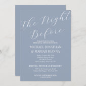 リハシンプルーエレガントサル前の夜 招待状 (正面/裏面)