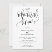 リハシンプルーサルディナー招待状、リハーサルディナー 招待状 (正面)