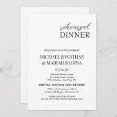 リハシンプルーサル前の夜I 招待状 (正面/裏面)