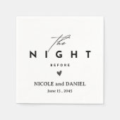 リハパーソナライズされたーサルディナー スタンダードカクテルナプキン (正面)