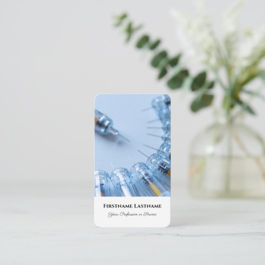 リハビリセンターの解毒薬の取り出し専門家 名刺 (スタンド正面)