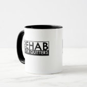 リハビリテーションは憶病者のためです マグカップ (正面左)