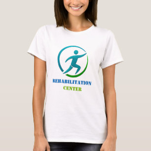 ♿ リハビリテーションセンター リカバリークリニック 💙 Tシャツ