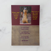 リハブ韻のカード カード (内部)