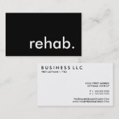 リハブ 名刺 (正面/裏面)