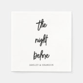 リハミニマルサル前の夜ナプキン スタンダードカクテルナプキン (正面)