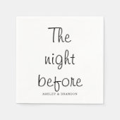 リハミニマルーサルの前の夜 スタンダードカクテルナプキン (正面)
