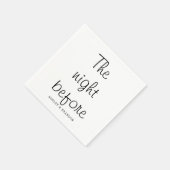 リハミニマルーサルの前の夜 スタンダードカクテルナプキン (角)