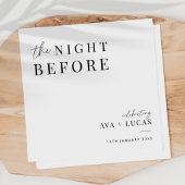 リハミニマルーサルの前の夜 スタンダードカクテルナプキン