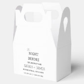 リハミニマルーサルディナーの前の夜結婚 フェイバーボックス (オープン)