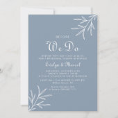 リハミニマルーサルディナーを行う前のほこりバラ 招待状 (正面)