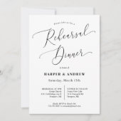 リハミニマル結婚ーサルディナー 招待状 (正面)