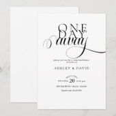 リハモダンエレガントーサルディナー 招待状 (正面/裏面)