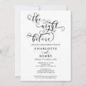 リハモダンーエレガントサル前の夜 招待状 (正面)