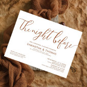 リハモダンーサルのディナーの前の夜 招待状