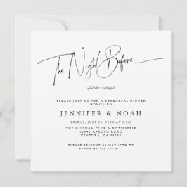 リハモダンーサルの前の夜の台本 サンキューカード