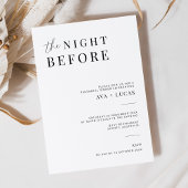 リハモダンーサルの前の夜 招待状