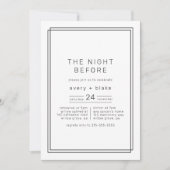 リハモダンーサルディナーの前の夜 招待状 (正面)