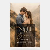 リハモダンーサルディナーフォトウェルカムサイン アクリルサイン (正面)