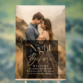 リハモダンーサルディナーフォトウェルカムサイン アクリルサイン (ニュートラル)