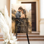 リハモダンーサルディナーフォトウェルカムサイン アクリルサイン