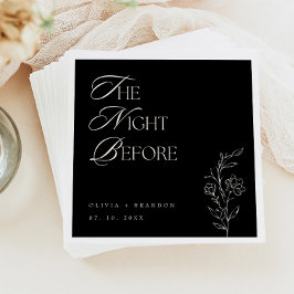 リハモダンーサルディナー前の暗い結婚夜 スタンダードランチョンナプキン