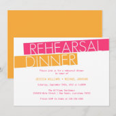 リハモダンーサルディナー 招待状 (正面/裏面)