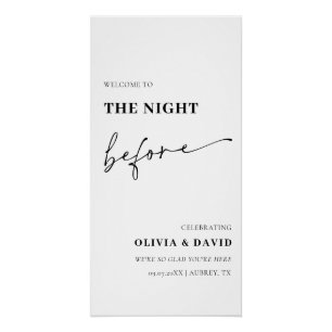 リハモダンーサル前の夜のポスター ポスター