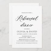 リハモダンーサル前の夜 招待状 (正面/裏面)