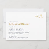 リハモダン航海のーナーの招待 招待状 (正面)