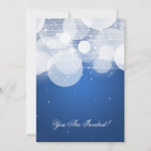 リハーエレガントサルディナーグロー&スパークルブルー 招待状 (裏面)