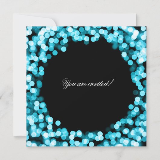 リハーエレガントサルディナーターコイズスパークライト 招待状 (裏面)