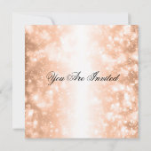 リハーエレガントサルディナーバラ金ゴールドきらめく灯 招待状 (裏面)